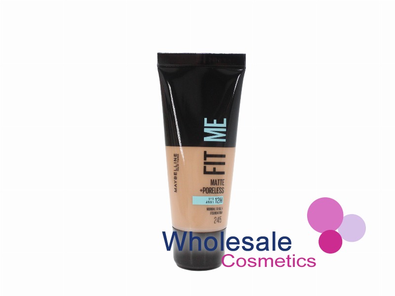 6 x Maybelline Fit Me Matte & Poreless Liquid Foundation - 245 CLASSIC BEIGE
